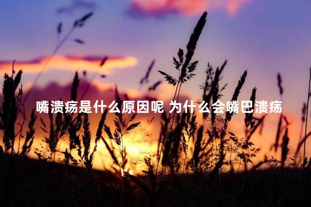 嘴溃疡是什么原因呢 为什么会嘴巴溃疡